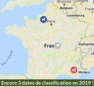 Encore 3 dates de classifications en 2019 !